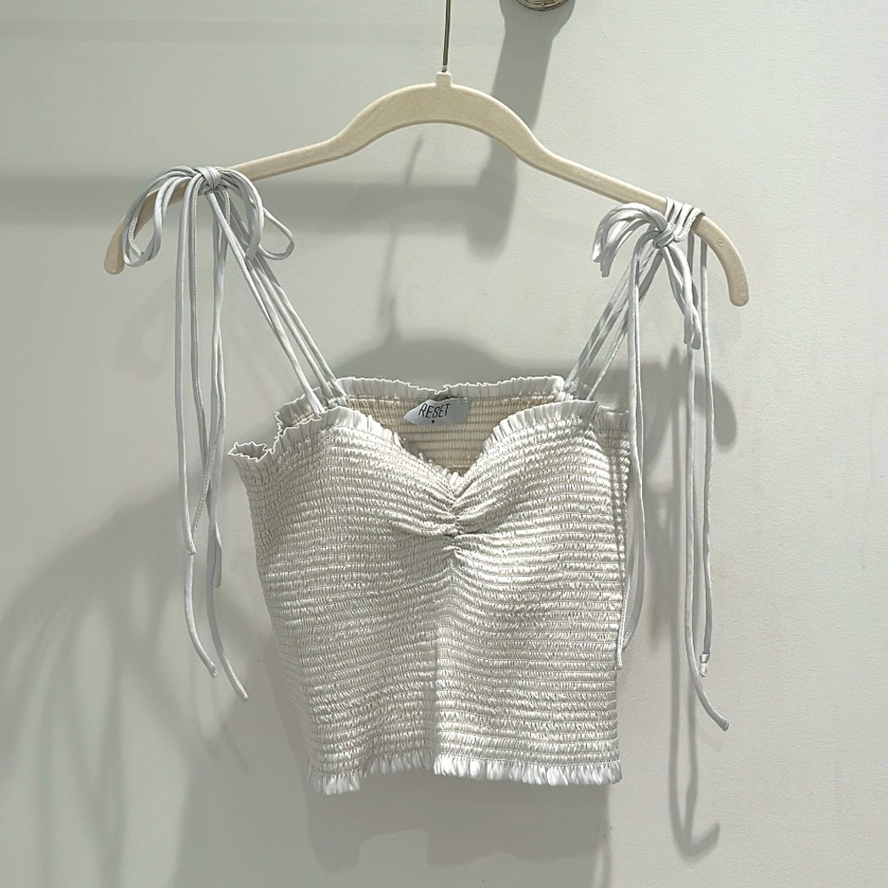 Reset Women's White Crop-top